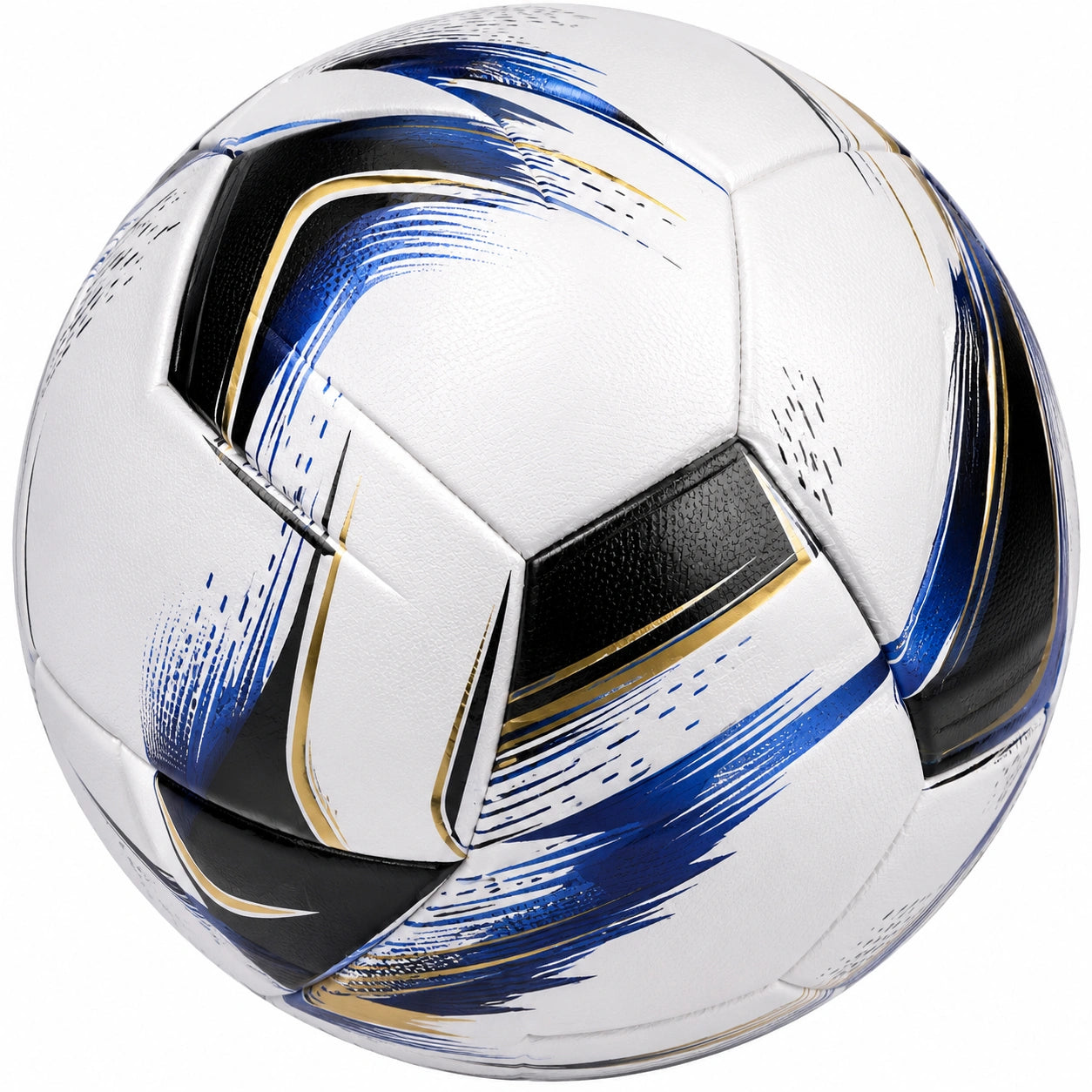 Pallone da Calcio Blu/Bianco/Nero per Adulti