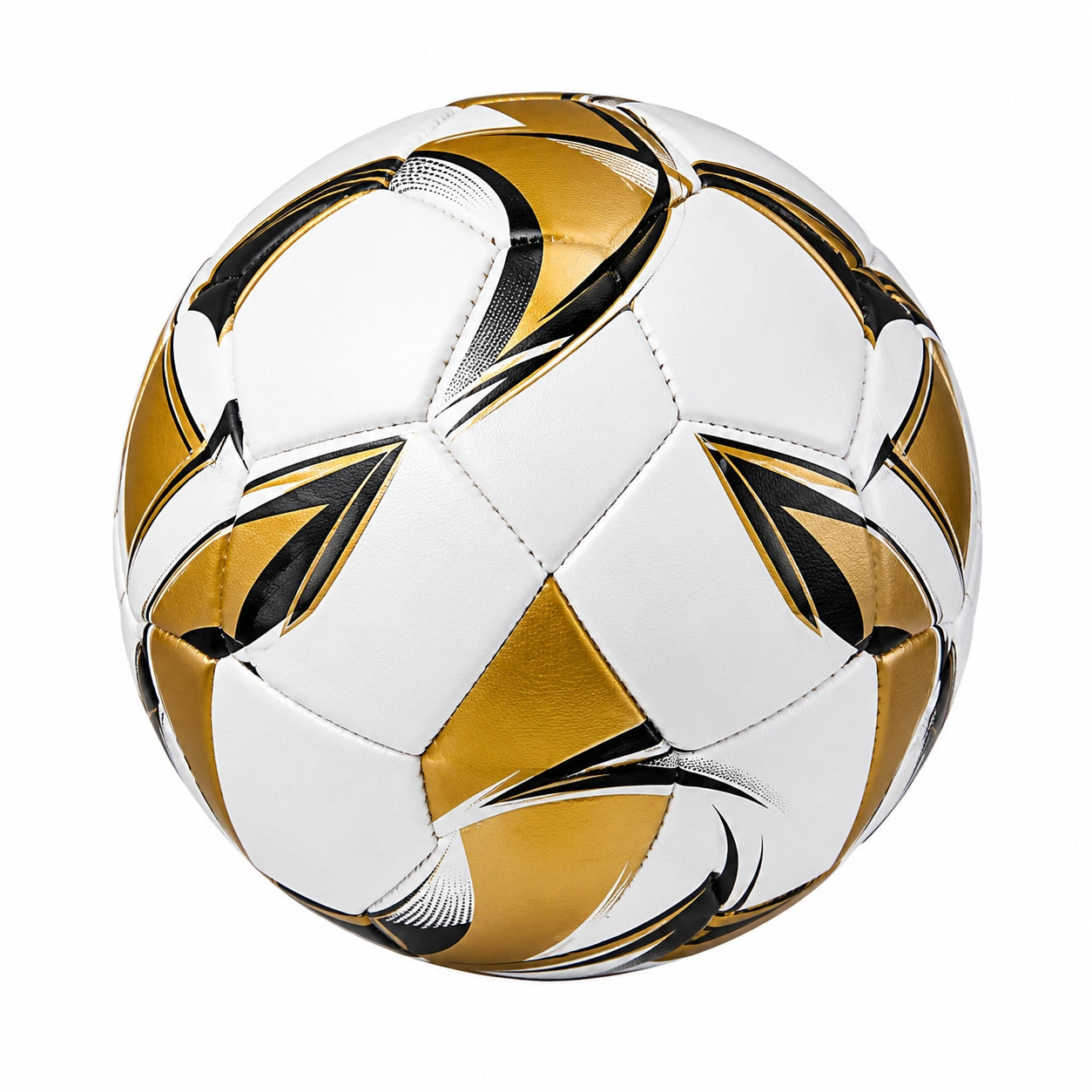 Pallone da Calcio Bianco Oro Nero 69 cm
