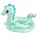 Salvagente Gonfiabile Bambini Drago Verde con Paillettes