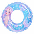 Ciambella Gonfiabile Bambini Sirena Acquamarina e Rosa 90cm